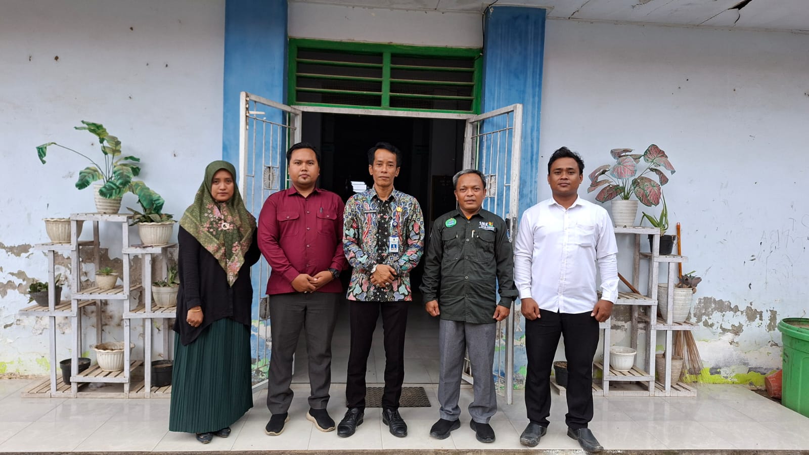 kunjungan kepala cabdin sampang bapak Mas'udi hadiwijaya, S.Pd., M.Pd dalam Rangka Simulasi Tes kemampuan Akademik (TKA) 